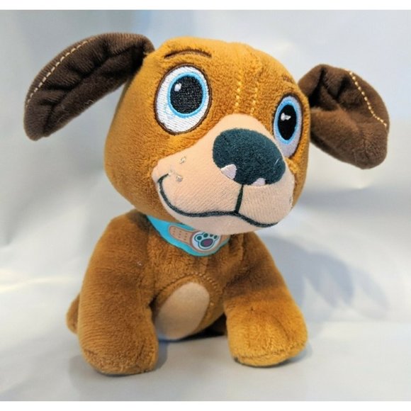 Disney Nick Jr. Just Play Doc McStuffins Findo Brown Puppy Dog Bean Bag Plush 5" - Picture 1 of 7